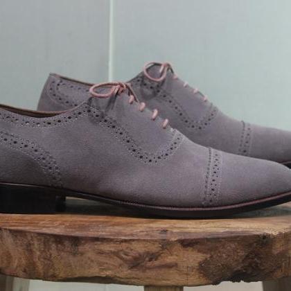 New Mens Handmade Formal Shoes Brog..