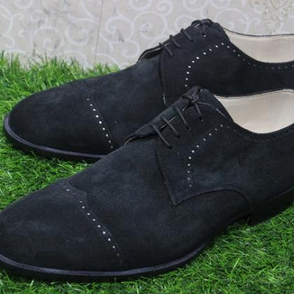 New Mens Handmade Formal Shoes Genu..