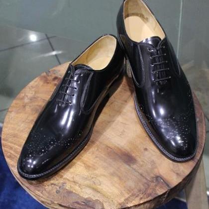Mens New Handmade Formal Shoes Blac..