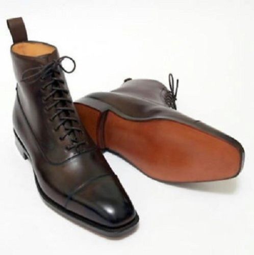 mens dress boots with zipper on side