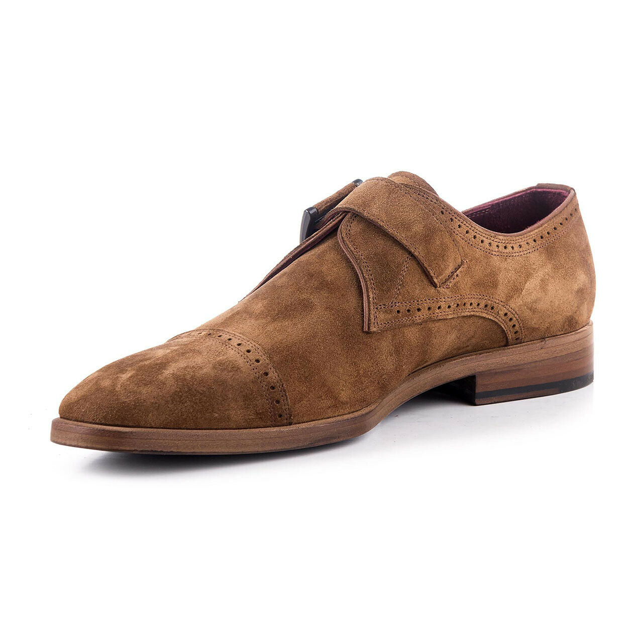 single buckle monk shoes