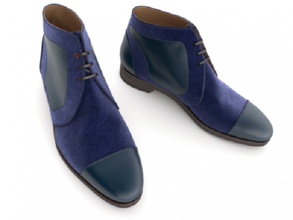 mens blue chukka boots
